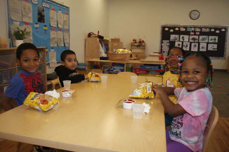 A group of Head Start students