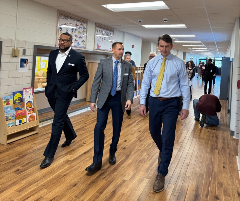 Mrvan and Melvin touring Head Start