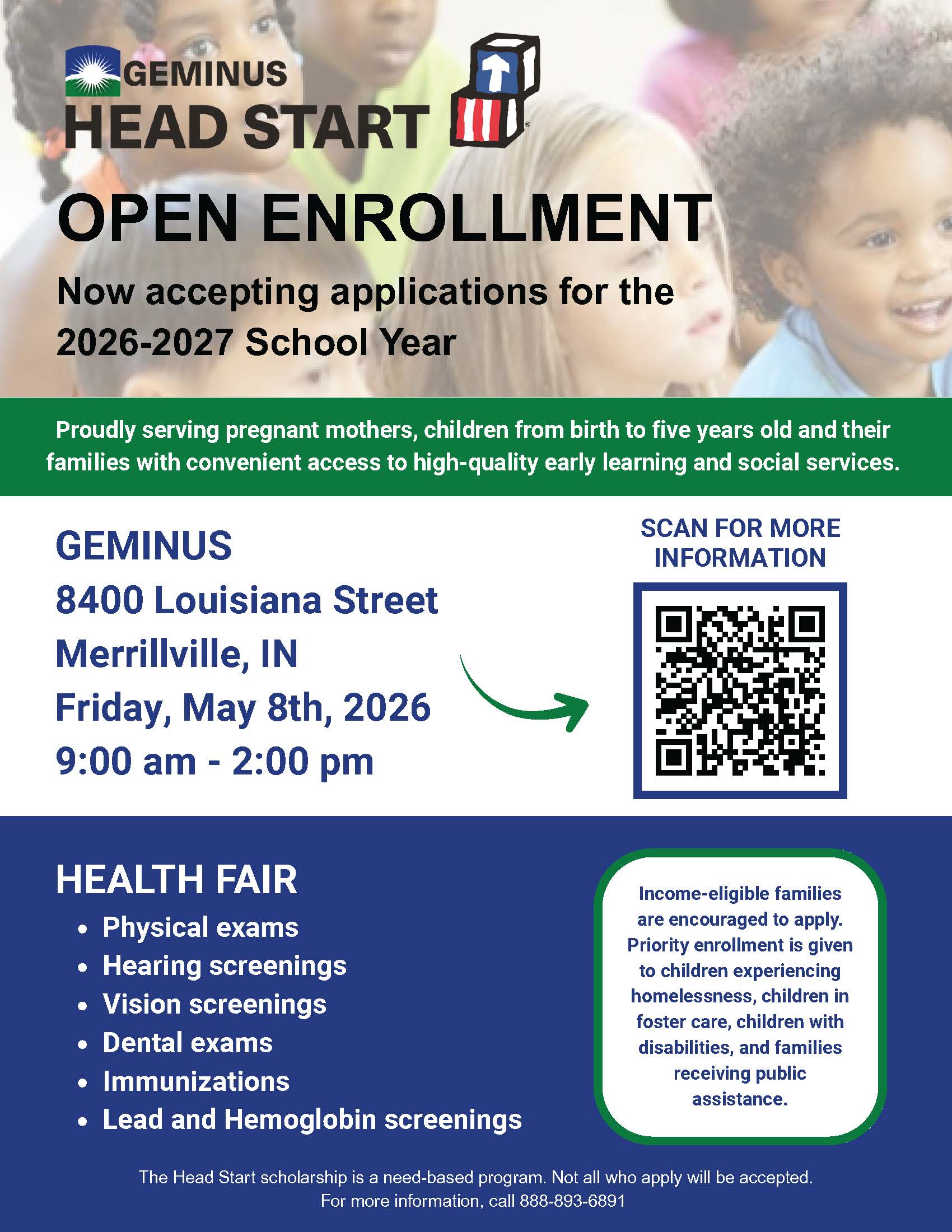 2026-2027 Geminus Open Enrollment Flyer (3-9 update)