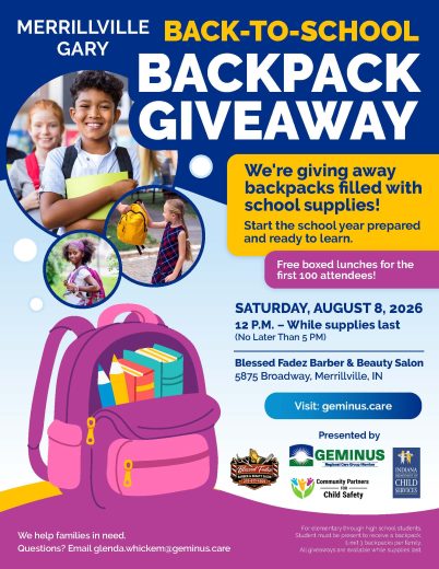 (GARY MERRILLVILLE) 26_BackpackGiveaway (Flyer)